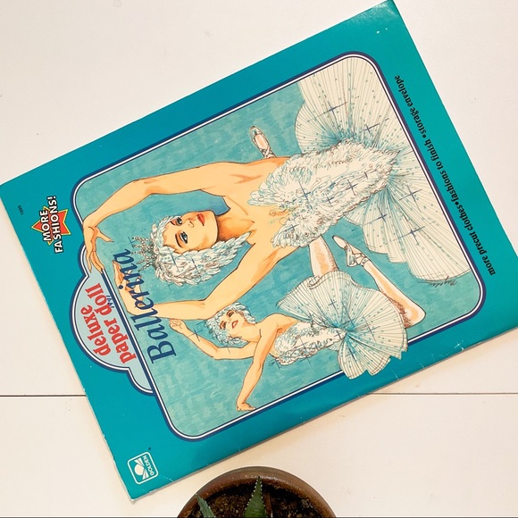 Vintage Other - VINTAGE 1991 Ballerina Paper Doll Cutout Book In Brand New Condition